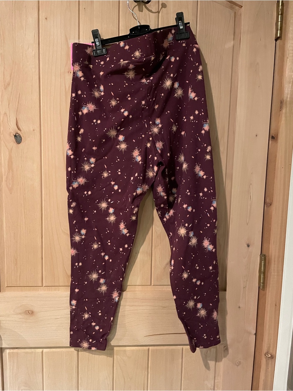 torrid Maroon Starburst Print Kids Leggings